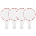 thumbnail image 1 of 4 paletas de borrado en seco, pizarras blancas redondas de mano, paletas de tablero de respuesta con tapa pequeña, paletas de respuesta rápida para suministros de aula, 1 of 5