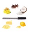 thumbnail image 2 of 1-Pack Premium Lemon Zester & Cheese Grater – Stainless Steel Kitchen Tool for Citrus, Parmesan, Chocolate, Ginger, Garlic, Nutmeg & Vegetables TIKA, 2 of 10