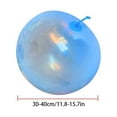 thumbnail image 2 of Bubble Ball TPR Inflatable Round Ball ball Inflatable Children Toy Wobble Transparent Bubble Ball, S, Blue, 2 of 5