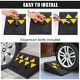 thumbnail image 5 of Heavy Duty Rubber Curb Ramp 15 Ton Capacity Car Ramp, 4.1" Rise Height Driveway Curb Ramps, 33000 lbs Capacity Rubber Bridge Threshold Ramp for Loading Dock, Garage & Sidewalk, 5 of 7