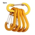 thumbnail image 3 of Redempat 5pieces Pink Carabiner Clip For Keys Scratch Resistant And Smooth 2. Lightweight And Reliable Each golden, 3 of 6