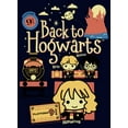 thumbnail image 2 of Men's Harry Potter Back to Hogwarts Cartoon  Graphic Tee Navy Blue Large, 2 of 5