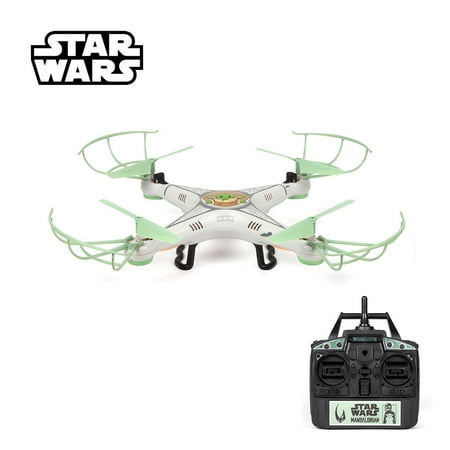 UPC: 0813023025888 | Star Wars The Mandalorian Grogu Baby Yoda 2.4GHz 4.5CH RC Quadcopter Drone