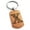 Rose, variant on Stainless Steel Letter X Initial Dotted Monogram Engraved Engraved Dog Tag Keychain Keyring