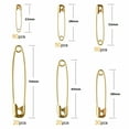 Highstrength steel wire gold and silver safety pin laundry safety pin