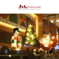 thumbnail image 4 of Lámpara De Modelado De Navidad Papá Noel Árbol De Navidad Muñeco De Nieve Alimentado Por Batería Con Ventosa Decoración Lámpara Colgante Luz De Marquesina Para Navidad Fiesta En Casa Ventana seitruly HA026361-02, 4 of 6