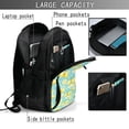 thumbnail image 4 of Fotbe Yellow Lemon Mochila con Estampado y Puerto USB para Hombre y Mujer, Mochila Antirrobo, Mochila de Viaje, Mochila Escolar, Mochila Universitaria, 4 of 7