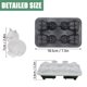 thumbnail image 3 of Molde para cubitos de hielo Admaison con forma de gato 3D de silicona con embudo, 3 of 7