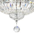thumbnail image 3 of 3 Light Bowl Flush Mount with Chrome finish, 3 of 6