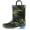 Camouflage, variant on Kids Light up Rain Boot Black Camouflage Toddler Boys Shoes Size 12