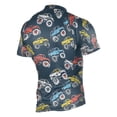 thumbnail image 2 of joogoo Cartoon Monster Trucks Comic Men's Cycling Jerseys Mountain Bike Short Sleeve Tops S, 2 of 7