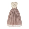 thumbnail image 2 of Ekidsbridal Criss-Cross Chiffon Flower Girl Dress Junior Pageant Formal Photoshoot Party Gown 191 12, 2 of 3