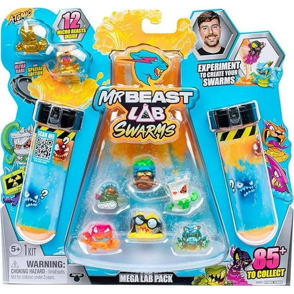 MrBeast Lab Swarms Mega Mini Figure Set - 12pk
