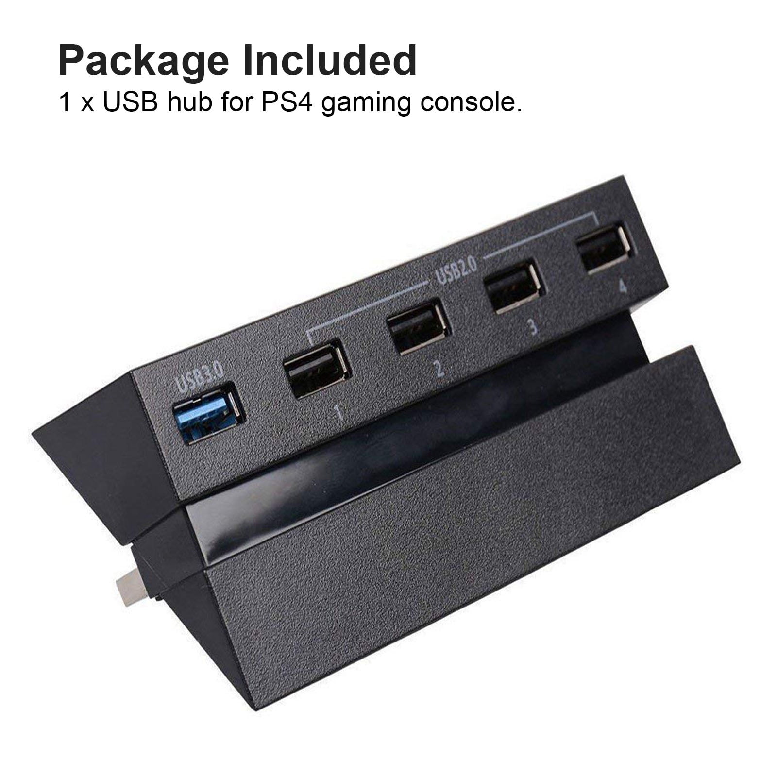 Port USB Fit for PlayStation 4 PS4 Console, EEEkit USB 3.0/2.0 Charger Controller Splitter Expansion Adapter(Not for PS4 PRO) - Walmart.com