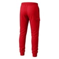 thumbnail image 3 of Mgmyaa Men's Loose Fit Sport Sweatpants Solid Color Drawstring Elastic Waist Cargo Trousers with Deep Side Pockets Gym Running Casual Lounge Pants, 3 of 5