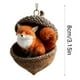 thumbnail image 5 of Colgante Decorativo Adorno navideño de animales del bosque para árbol de Navidad, 8 cm, acrílico, decoración festiva, 1 unidad Rkxzt, 5 of 9