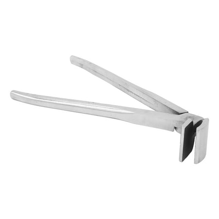 

2024 Leather Craft Curved Nose Pliers Strong Bite Force Stainless Steel Leather Craftsmen Pliers Clamp for DIY Leather Bag Belt
