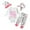 B, variant on 4Pcs Infant Girl Outfits Baby Bodysuit Tops Floral Leggings Pants Set Bowknot Headbands Newborn Clothes 0-24 Months