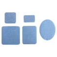 thumbnail image 2 of Iron-On Mending Fabric, Clothes Patches Iron-On Repair Kit, Iron On Patches for Clothes, Iron On Patches for Inside Jeans Fabric Kit, Jeans Knee, Pants, Clothing, Sky Blue, 2 of 9