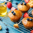 thumbnail image 6 of Baking Rack, 16.6'' x 11.6'' Stainless Steel Wire Cooling and Roasting Rack, Fits Half Sheet Cookie Pans, Commercial Quality, Oven & Dishwasher Safe, 6 of 7