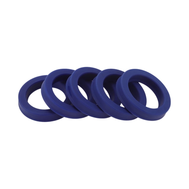 Sello de Aceite Universal UN Lip Sello Anillo Sello de Eje Rotativo 36x51x10mm Alta Presión TPU Azul 5 Pcs