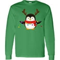 thumbnail image 3 of Inktastic Penguin Xmas Long Sleeve T-Shirt, 3 of 5