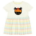thumbnail image 3 of Inktastic San Diego Sunset Skyline Girls Baby Dress, 3 of 5