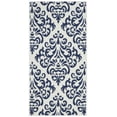 thumbnail image 2 of Nourison Grafix Damask White/Blue 2' x 4' Area Rug, (2x4), 2 of 7