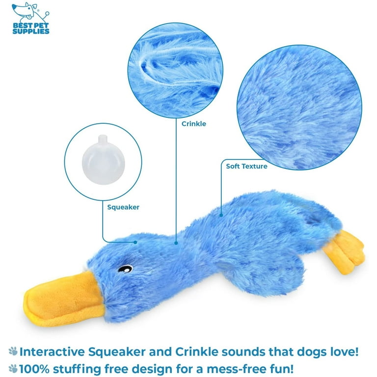 Best Pet Supplies Crinkle Dog Toy for Small, Medium, and Large