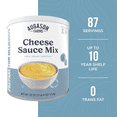 thumbnail image 2 of Augason Farms Cheese Sauce Mix Can Emergency Food Supply, 87 Servings, 10 Year Shelf Life - Shelf Stable Cheddar Cheese Powder Canned Food, 2 of 7