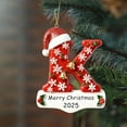 thumbnail image 5 of Christmas Initial Ornament 26 Letter Ornaments for Christmas Tree Decoration Personalized Hanging Pendant Xmas Alphabet for Christmas Ornament, DIY Craft Ornaments,Original Gifts for Friends (K), 5 of 9