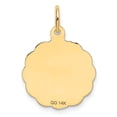 thumbnail image 4 of FB Jewels 14K Yellow Gold #1 Grandpa Disc Charm, 4 of 4