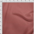 thumbnail image 3 of oneOone Silk Tabby Red Fabric Geometric Bandhani Craft Projects Decor Fabric Printed By The Yard 42 Inch Wide, 3 of 4