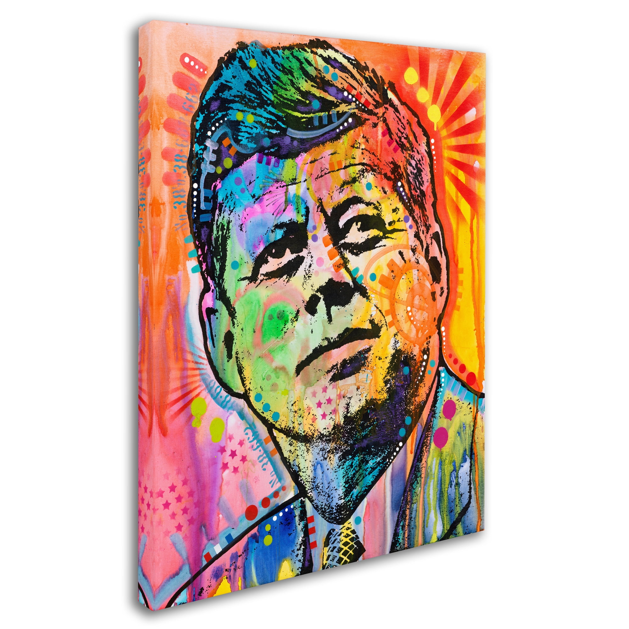 Trademark Fine Art 'JFK' Canvas Art by Dean Russo