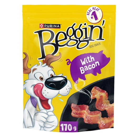 Beggin' avec Bacon, Gâteries Tendres pour Chiens