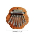 thumbnail image 3 of Nilvkv Solid Wood 8-Tone Mini Thumb Piano Musical Instrument Wooden 8-Tone Finger Piano Home Decor, 3 of 6