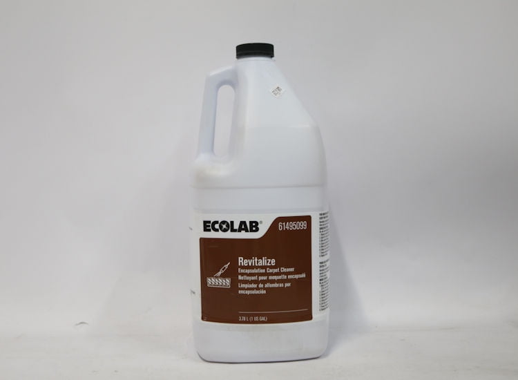 Ecolab 61495099 Revitalize 1 Gal. Encapsulation Carpet Cleaner, Case of
