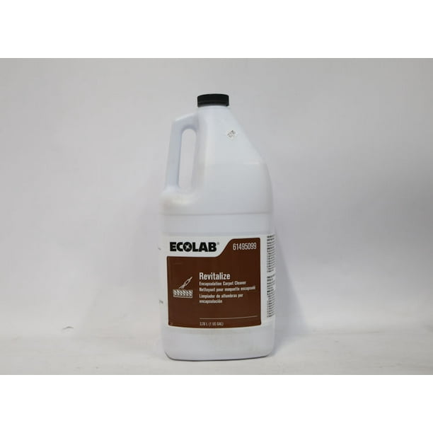 Ecolab 61495099 Revitalize 1 Gal. Encapsulation Carpet Cleaner, Case of
