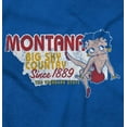 thumbnail image 2 of Montana MT State Pride Betty Boop Women's T Shirt Ladies Tee Brisco Brands S, 2 of 5