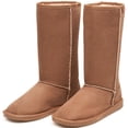 thumbnail image 4 of Alpine Swiss Womens Boot Mid Calf 11.5” Faux Fur Shearling Moccasin Comfort Shoe, 4 of 8