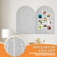 thumbnail image 6 of 2 Pcs 40x60cm Arch Felt Bulletin Board Decorative Felt Pin Board with 9mm Thickness for School Home Office Wall Decor Drill Free Installation, 6 of 11