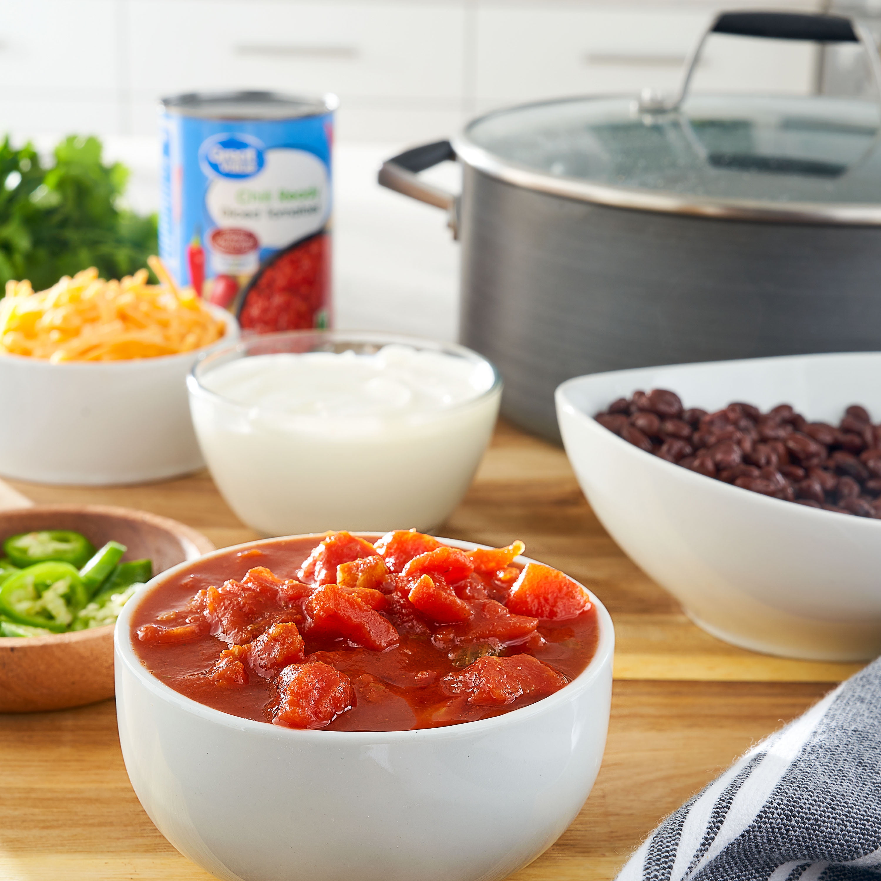 (6 pack) Great Value Chili Ready Diced Tomatoes, 14.5 oz