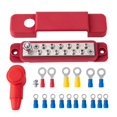 thumbnail image 4 of Bloc de Distribution d'Alimentation pour Bus 12 Points 180A 12V Dc Paire Noir Rouge, 4 of 6