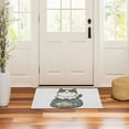 thumbnail image 3 of Yayeee Doormat for Indoor Entrance 32" x 20" Non Slippery Floor Rug, Beige Cute Cat, 3 of 8