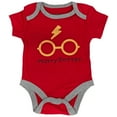 thumbnail image 3 of Harry Potter Costume and Symbols 3-Pack Infant Bodysuit Set-6-9 Months, 3 of 5
