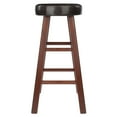 thumbnail image 2 of Winsome Maria 2-Pc Cushion Seat Counter Stool Set, Espresso & Walnut, 2 of 8