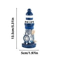 thumbnail image 3 of 100Fens Sea Wind Wooden Mini Lighthouses Ornament Home Decoration Crafts Ornament Gift, 3 of 9