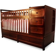 Afg Daphne Crib And Changer, Cherry