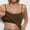 002 Brown, variant on Hvot&aat Women's Yoga Tank with Built in Bra Summer Sleeveless Camisole Tops Fitness Yoga Workout Running