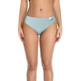 thumbnail image 4 of FUNUONY 3 Pack Cotton Underwear for Women Cute Low Rise Ribbed Bikini Breathable Womens Cheeky Panties Invisibles Seamless Panties Briefs Bikini Pcs 3 Women's Underwear Blue L, 4 of 5